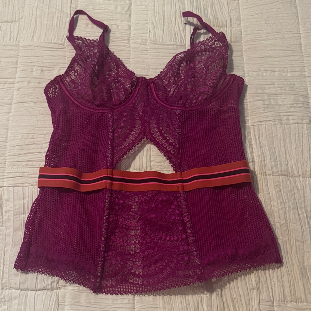 Victoria's Secret Purple Lace Shapewear